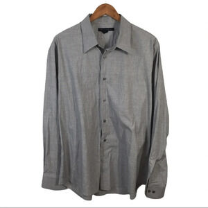 BF648 Mens Express Modern Fit Stretch Button Down Shirt 17-17.5 XL